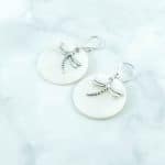 Mother of Pearl Earrings - EBA0050MOP/N115