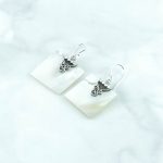 Mother of Pearl Earrings - EBA0063MOP/N78