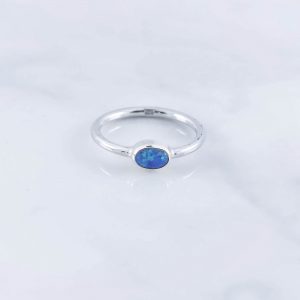 Synthetic Opal Rings - SRB0004OP/N85