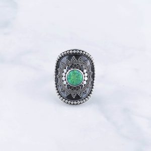 Synthetic Opal Rings - SRB0009OP/N257