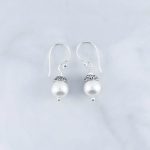 Synthetic Pearl Earrings - SEB0029PL/N78