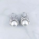 Synthetic Pearl Earrings - SEB0032PL/N153