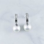 Synthetic Pearl Earrings - SEB0034PL/N98