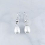 Synthetic Pearl Earrings - SEB0036PL/N104