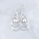 Synthetic Pearl Earrings - SEB0037PL/N125