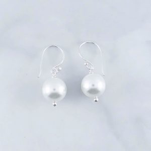 Synthetic Pearl Earrings - SEB0038PL/N65