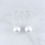Synthetic Pearl Earrings - SEB0044PL/N55