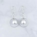Synthetic Pearl Earrings - SEB0045PL/N82