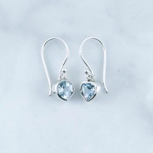 Blue Topaz Earrings -EBA0106BT/N120