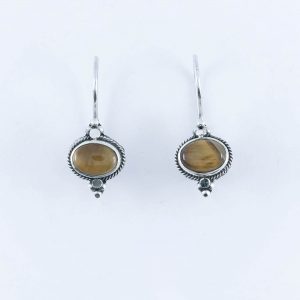 Tiger Eye Earrings - EBA0022TGR/N162