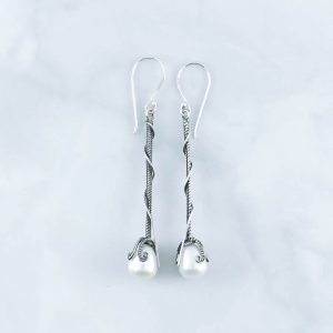 Pearl Earrings - EBA0163PL/N153