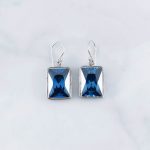 Synthetic Blue Topaz Earrings - SEB0048BT/N192