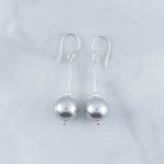 Synthetic Pearl Earrings - SEB0064PL/N64