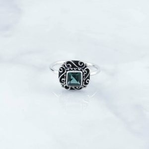 Green Quartz Ring - RBA0027GQ/N124