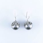 Synthetic Pearl Earrings - SEB0085PL/N91