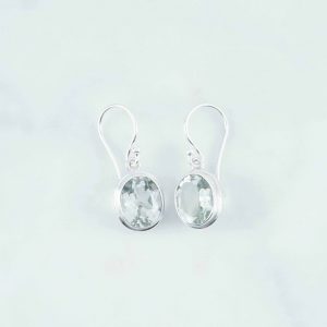 Green Amethyst Earring - EBA0018GA/N165
