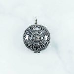 Silver Box Pendant - PBA0102PN/N350