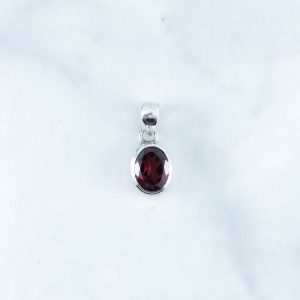 Garnet Pendant -PBA0040GRT/N58