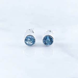 Blue Topaz Earrings -EBA0130BT/N98