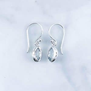 Blue Topaz Earrings -EBA0134BT/N73