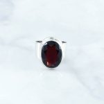 Synthetic Garnet Rings - SRB0021GRT/N330