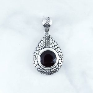 Synthetic Garnet Pendants - SPB0032GRT/N144