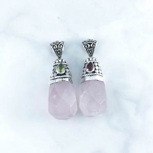 Rose Quartz Pendant - PBA0018RQ/N200