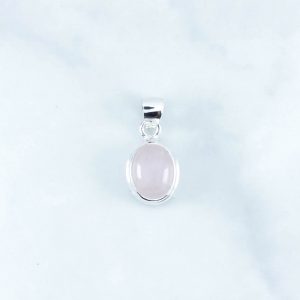 Rose Quartz Pendant - PBA0020RQ/N55