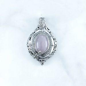 Rose Quartz Pendant - PBA0022RQ/N385