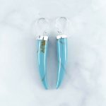 Synthetic Turquoise Earrings - SEB0081TQ/N72