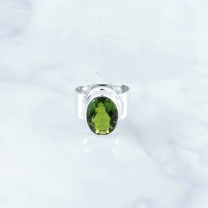 Synthetic Peridot Rings - SRB0025PRD/N375