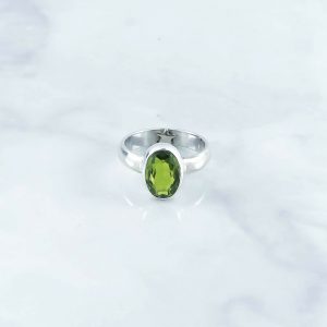 Synthetic Peridot Rings - SRB0028PRD/N102