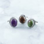 Synthetic Mohave Turquoise Rings - SRB0031TQ/N300