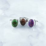 Synthetic Mohave Turquoise Rings - SRB0032TQ/N172