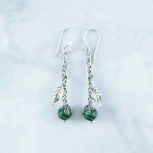 Malachite Earrings -EBA0027MAL/N140