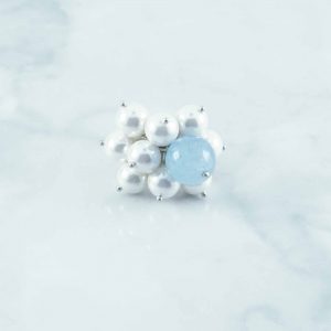 Synthetic Pearl Ring - SRB0040PL/N130