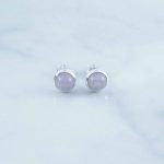 Rose Quartz Earrings - EBA0037RQ/N60