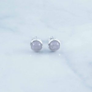 Rose Quartz Earrings - EBA0037RQ/N60