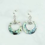 Abalone Earrings - EBA0083ABL/N144