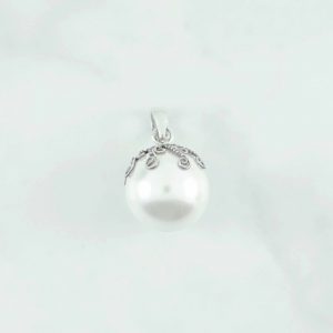 Synthetic Pearl Pendant - SPB0065PL/N112