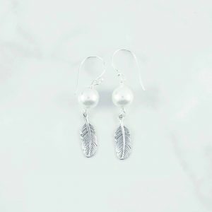 Synthetic Pearl Earring -SEB0120PL/N117