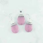 Synthetic Rose Pendant - SPB0069RQ/N208