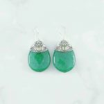 Synthetic Aventurine Earring - SEB0123AVT/N146