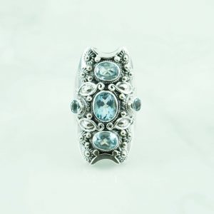 Blue Topaz Ring - RBA0078BT/N1200