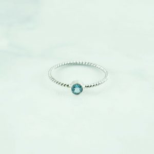 Blue Topaz Ring - RBA0080BT/N80