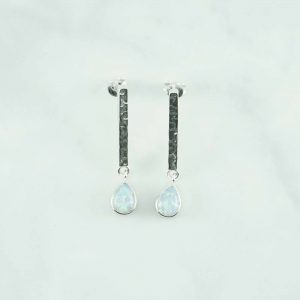 Synthetic Opal Earrings - SEB0095OP/N175