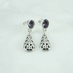 Amethyst Earrings-EBA0118AMT/N253