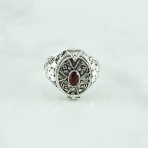 Garnet Ring - RBA0066GRT/N450