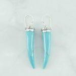 Synthetic Turquoise Earring - SEB0100TQ/N78