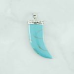 Synthetic Turquoise Pendant - SPB0050TQ/N124